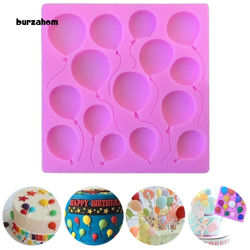Khuôn silicon làm bánh đa năng tạo hình bóng bay sáng tạo