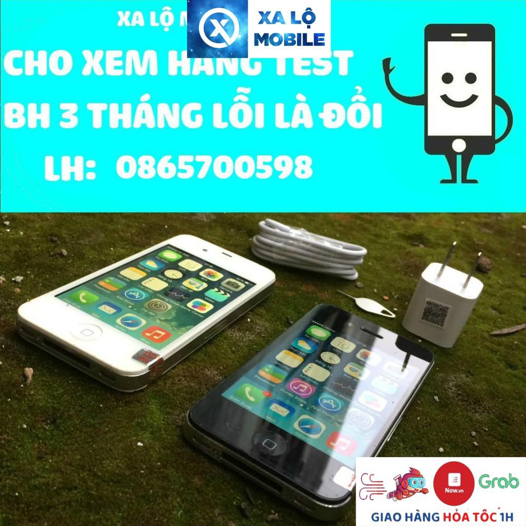 [Mã 159ELSALE hoàn 7% đơn 300K] Điện thoại iphone 4 lắp được sim cài sẵn app