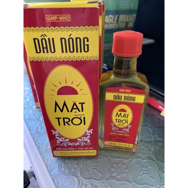 DẦU NÓNG MẶT TRỜI 60ml