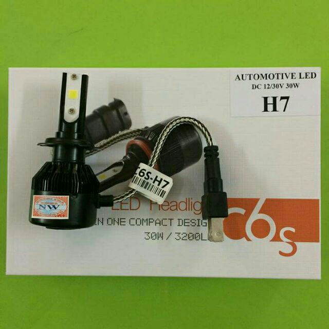 Đèn LED c6s Chân H7