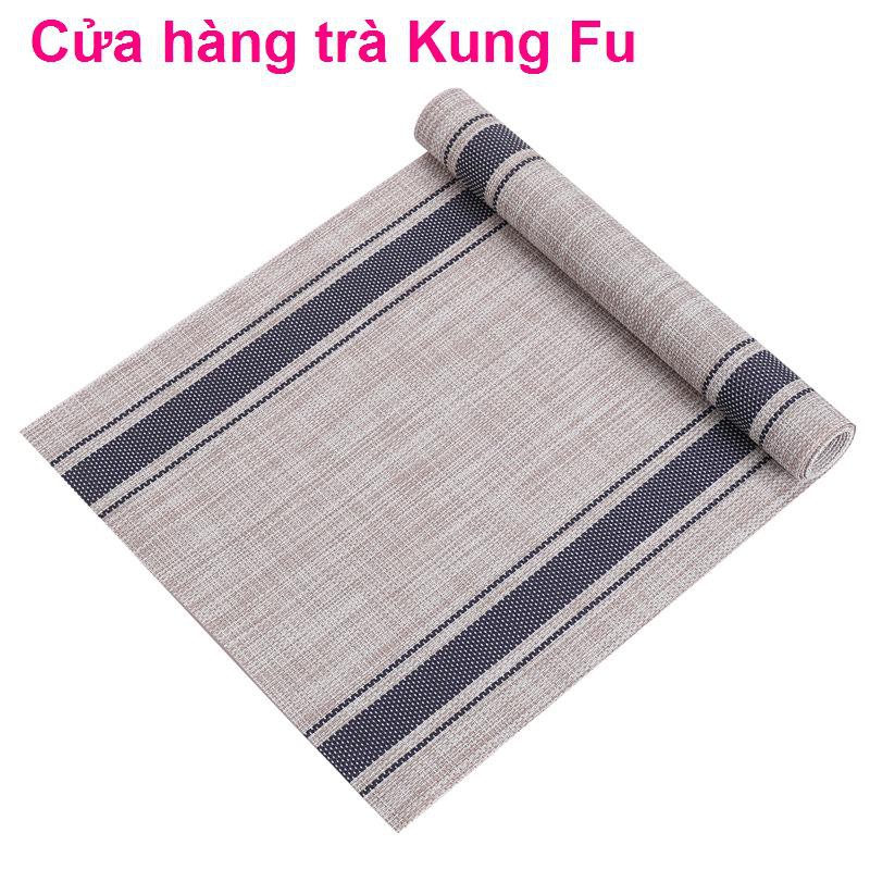 Bàn trà không thấm nước Á hậu Zen Trung Quốc Bộ Kung Fu Phụ kiện đạo nghệ thuật chiếu khăn trải đơn giản khay
