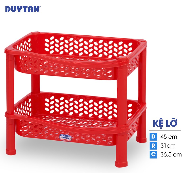 Kệ Nhựa Duy Tân size lỡ loại 2 ngăn - No.26931