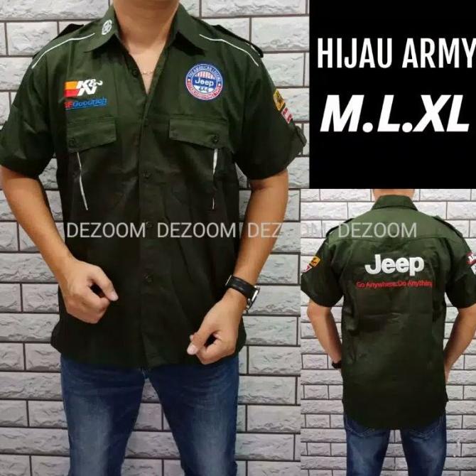Áo Sơ Mi Thêu Họa Tiết Jeep Community Cá Tính