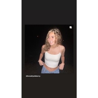Áo hai dây croptop basic