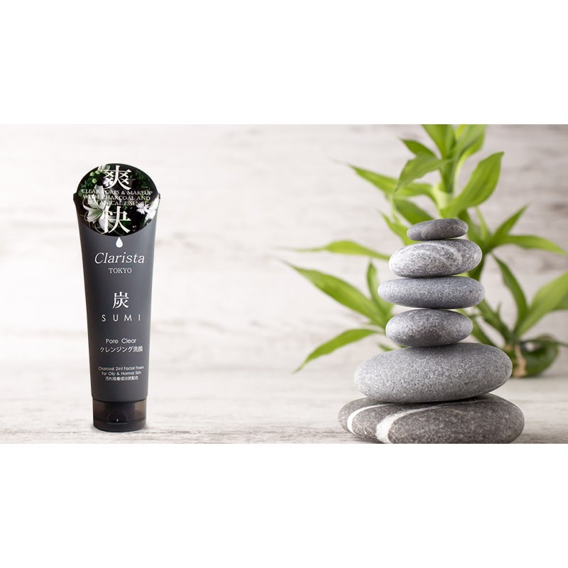 Sữa Rửa Mặt Than Hoạt Tính Clarista Charcoal Facial Foam For Oily & Normal Skin 130~160g