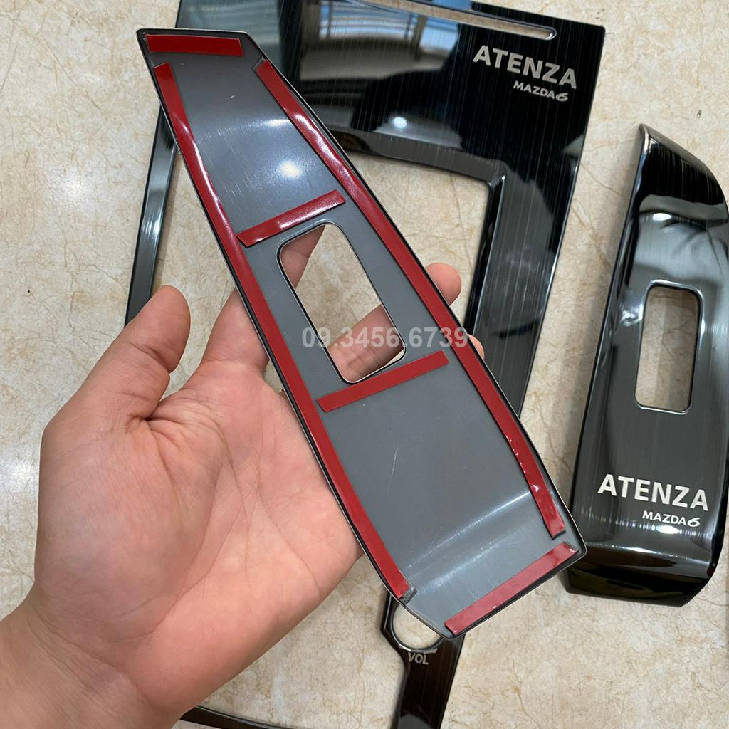 Ốp nội thất xe Mazda 6 2020 2021 2022 2023 - 5 chi tiết Mẫu Titan