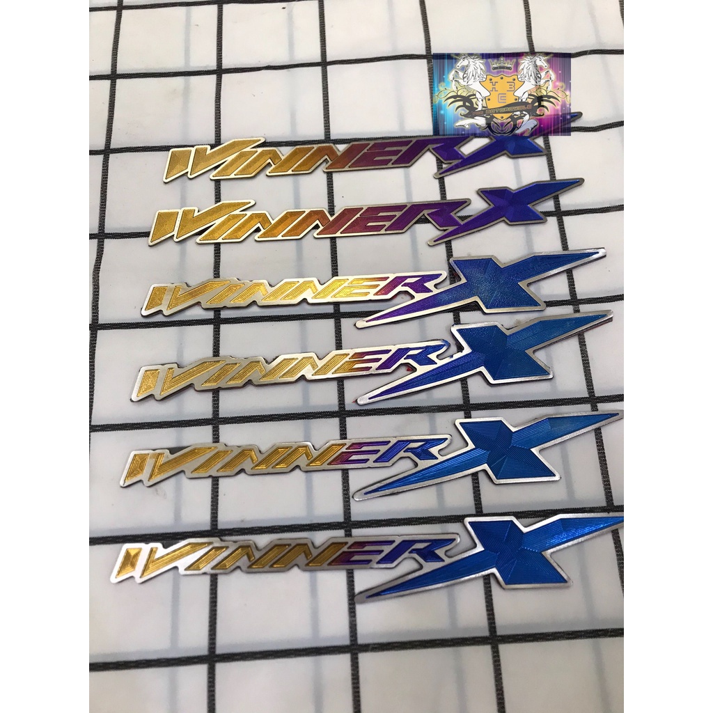 CẶP TEM LOGO TITAN DÀNH CHO WINNER/ EXCITER 150 / CLICK/ VARIO 150 / WINNER X