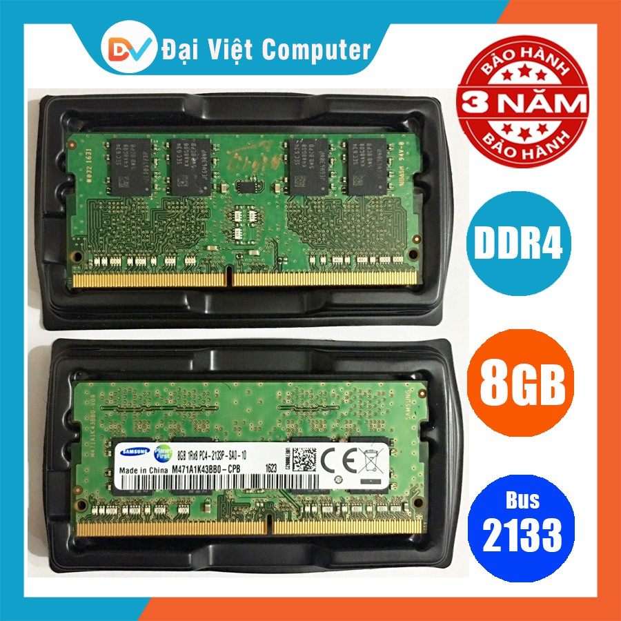 Ram laptop 16GB 8GB 4GB DDR4 bus 2133 MHz (hãng ngẫu nhiên) samsung hynix kingston ...