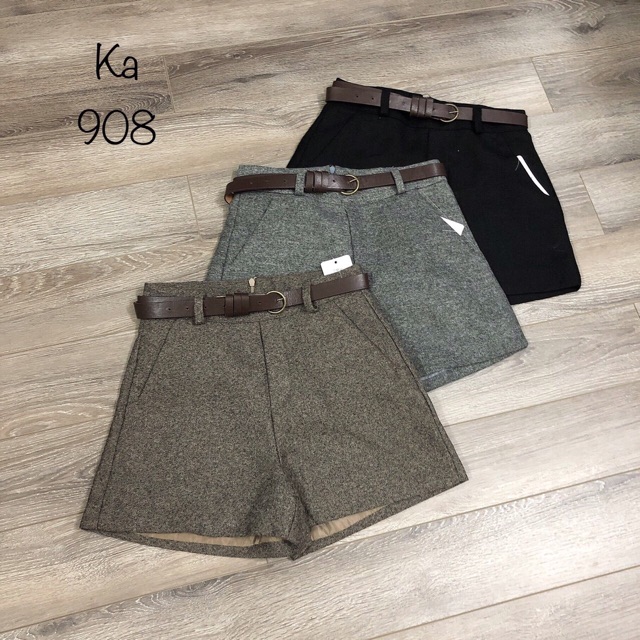 Quần short dạ kèm đai, Quần short cạp cao KS1719 - NhiNhi Shop | BigBuy360 - bigbuy360.vn