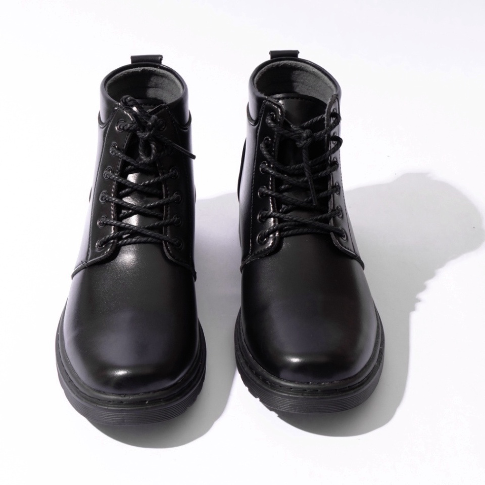 Giá Gốc Tận Xưởng Giày đốc nam cổ cao da mềm, đế cao khâu đế thanh lịch, giày boots da nam GD7