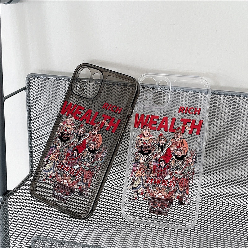 Ốp Điện Thoại Họa Tiết Thần Tài Cho Iphone 13Promax/6splus/7/7plus/8/8plus/x/xr/xs/11/12/13/pro/max/plus/promax