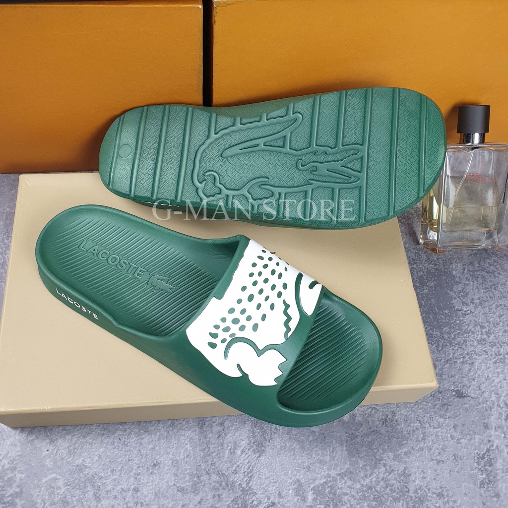 Dép đúc nam cá sấu há miệng, Dép quai ngang nam nữ Lacos.tee mang êm chân thời trang cao cấp G-Man