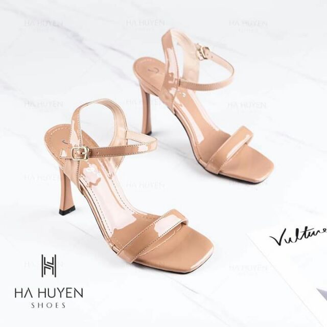 Sandal gót dẹt cong mới 7cm