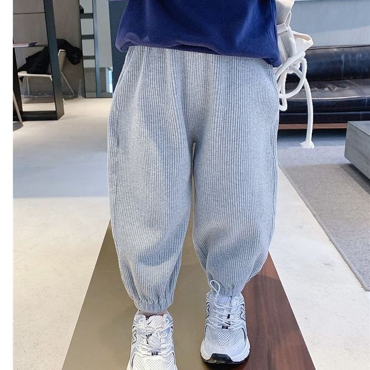 Quần dệt kim dáng rộng co giãn chống muỗi mới cho bé trai và bé gái ✨Chaperon✨