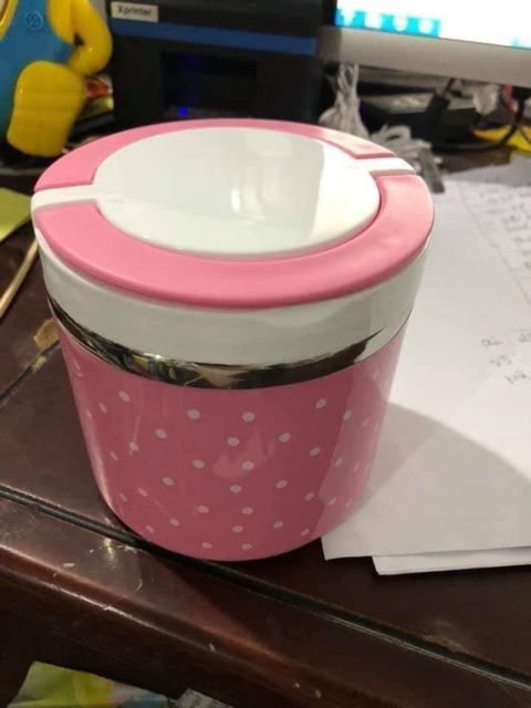 Cặp lồng cơm 1 tầng chấm bi