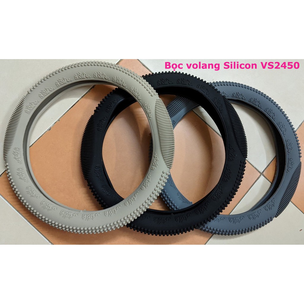 Bọc vô lăng ô tô được làm bằng silicone có gân massage VS2450