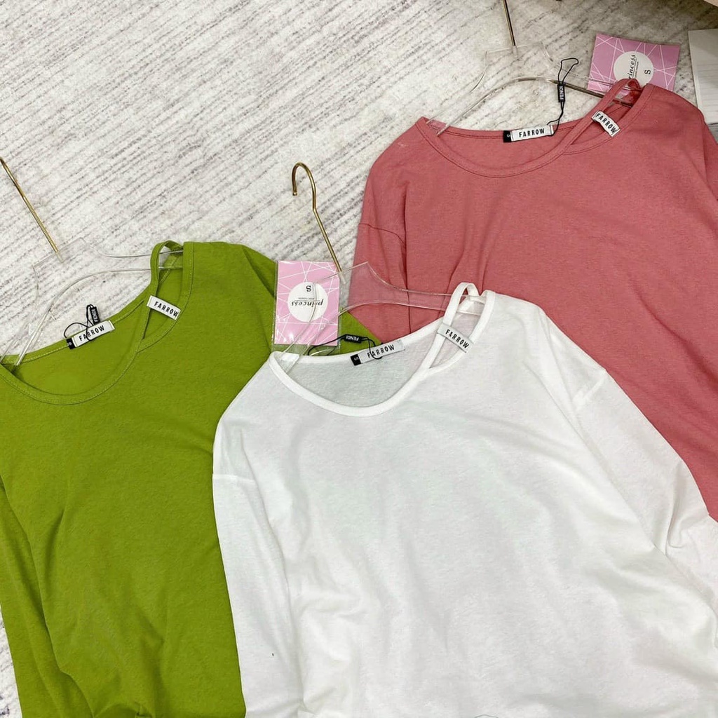 Áo thun giấy basic hở cổ bigsize đủ size 55-100kg