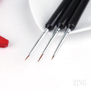 Bộ 3 Cọ Vẽ Móng Tay 697