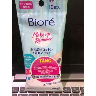 Khăn tẩy trang biore 10 miếng
