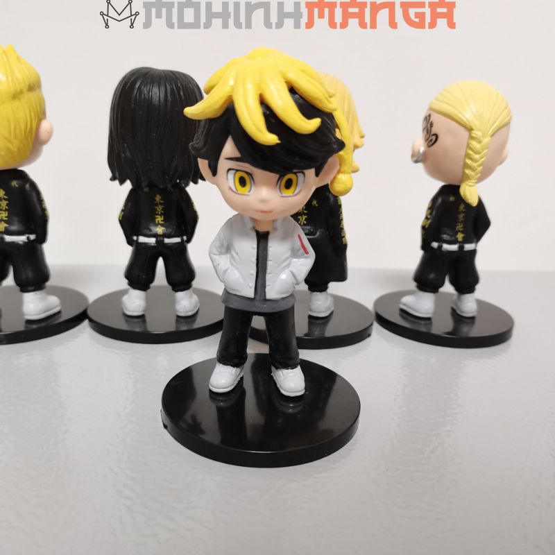 Mô hình figure 11 nhân vật Tokyo Revengers Manjiro Sano Takemichi Draken Hinata Tachibana Ken Ryuguji Keisuke Baji Sanzu