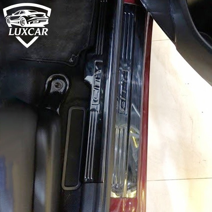 Ốp bậc cửa xe HONDA CITY - Chất liệu INOX, TITAN cao cấp LUXCAR