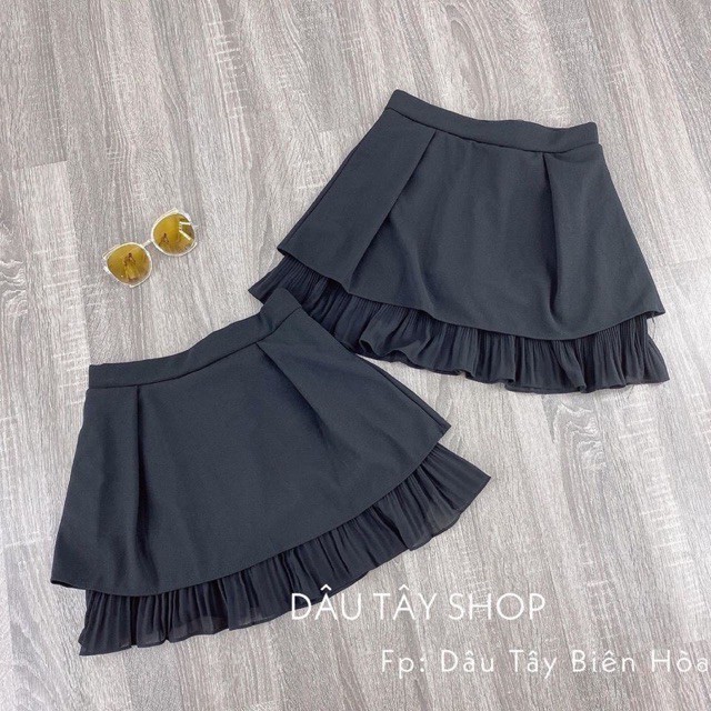 CHÂN VÁY PHỐI DẬP LY ( có quần) CUTE | BigBuy360 - bigbuy360.vn