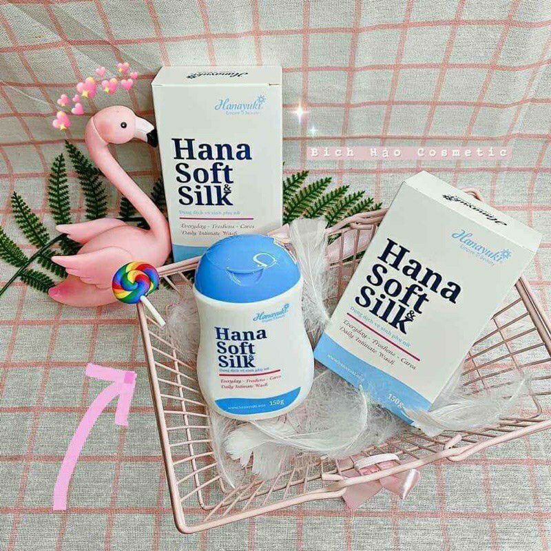 [CAM KẾT CHÍNH HÃNG] Dung Dịch Vệ Sinh Phụ Nữ Hana Soft Silk - Hanayuki 150ML