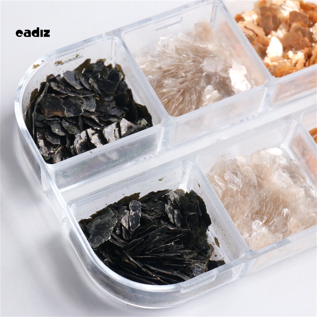 [Hàng mới về] Hộp phụ kiện kim sa đính trang trí móng tay nghệ thuật lấp lánh dễ sử dụng