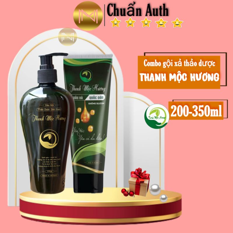 Combo gội xả: dầu gội thanh mộc hương, dầu gội bồ kết, dầu xả thiên nhiên, dầu gội thảo dược mềm mượt, chắc khỏe