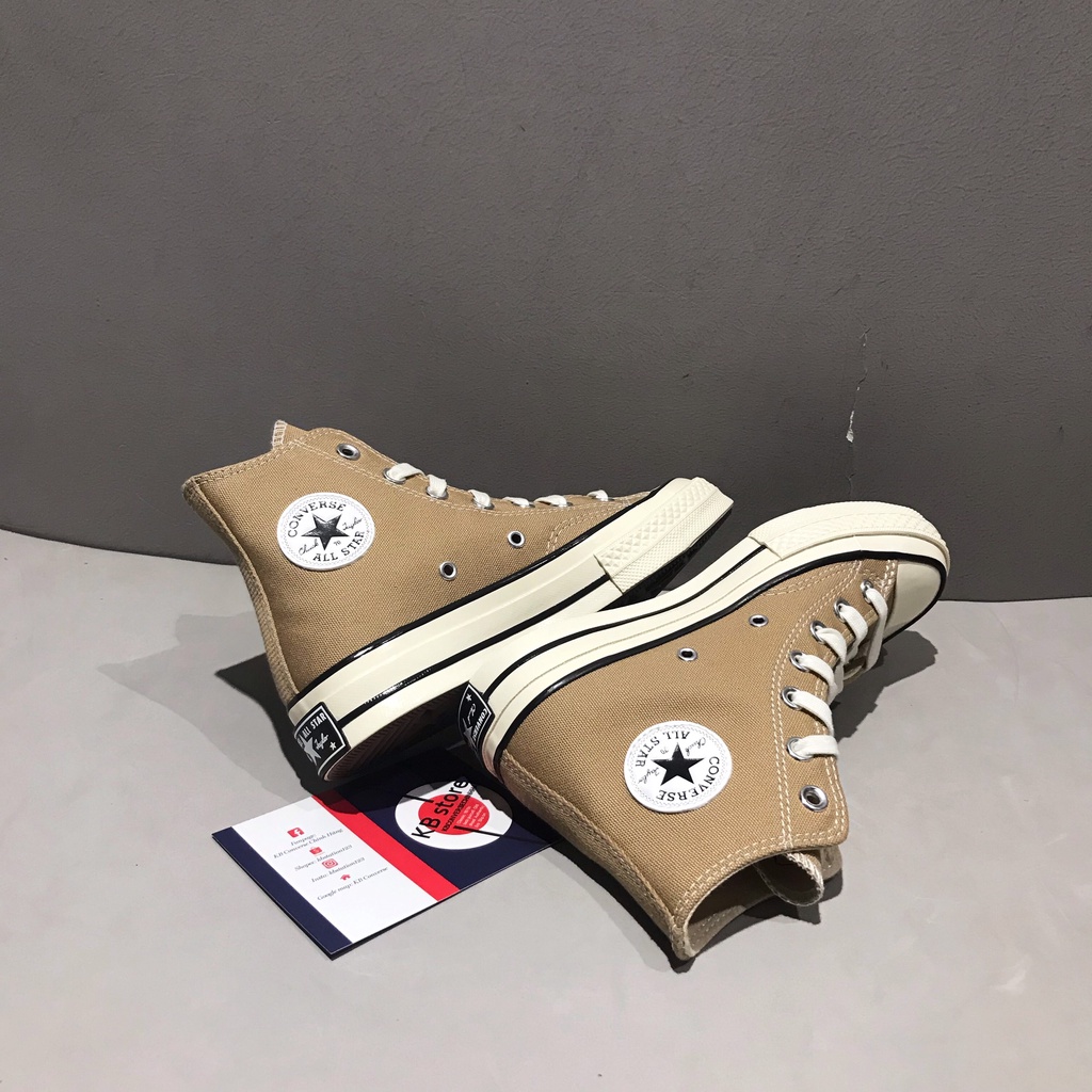 Giày Converse 1970s khaki cổ cao chính hãng