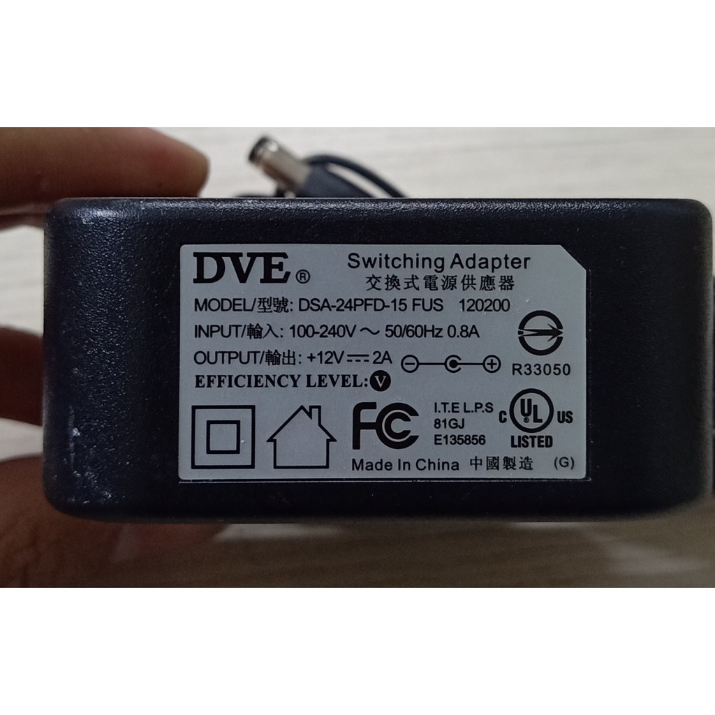 HOT- Adapter - Nguồn DVE 12V-2A cao cấp, chính hãng. BH 12 tháng