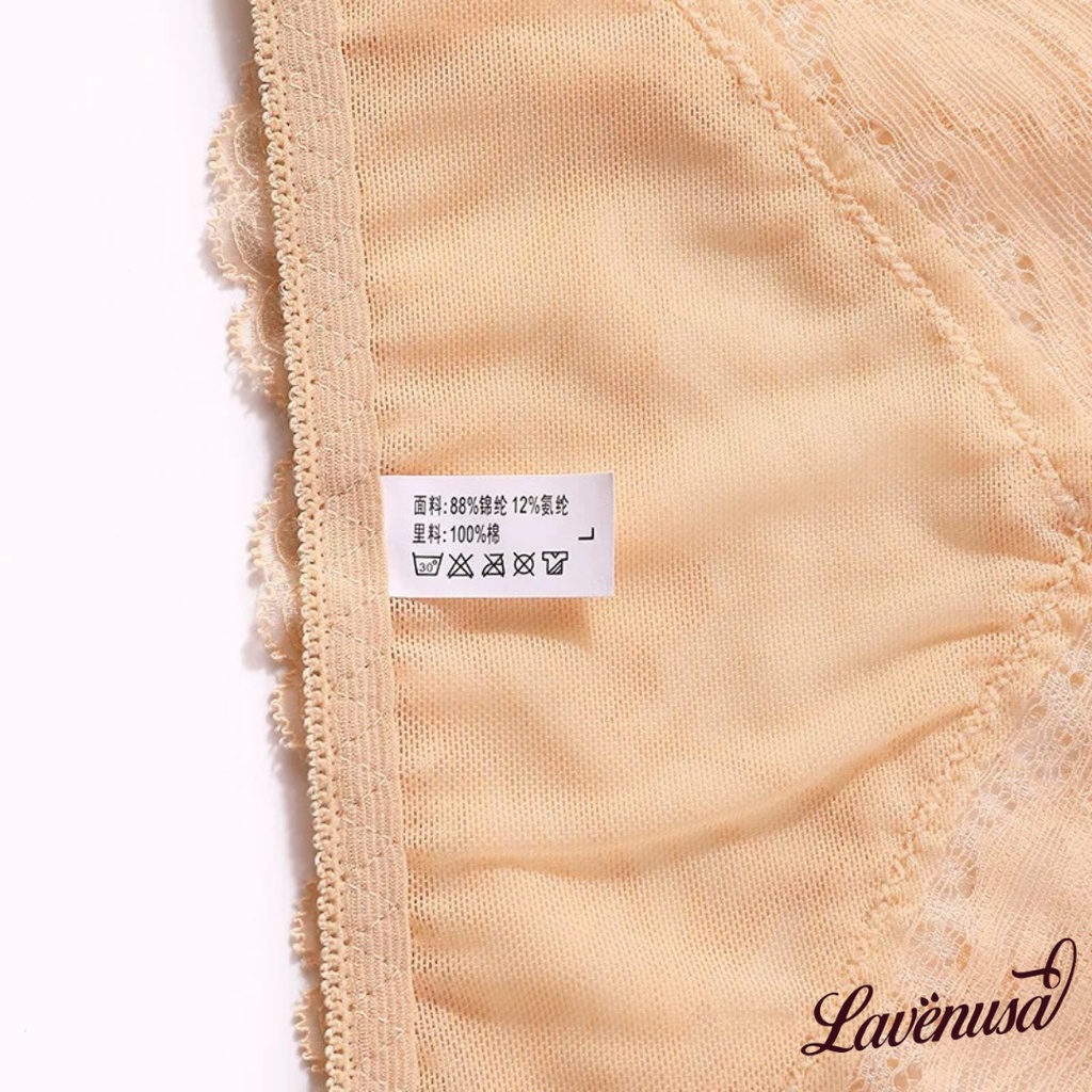 Quần lót nữ ren xuyên thấu cao cấp cạp cao quyến rũ gợi cảm LAVENUSA QL47