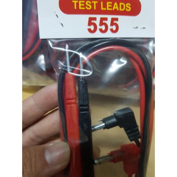 Dây đo đồng hồ lớn 555 1 cặp đỏ đen