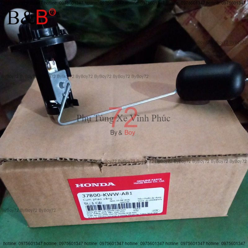 Cụm phao báo xăng lắp cho xe Wave Rsx 110 hàng chính hãng honda (- 5%)