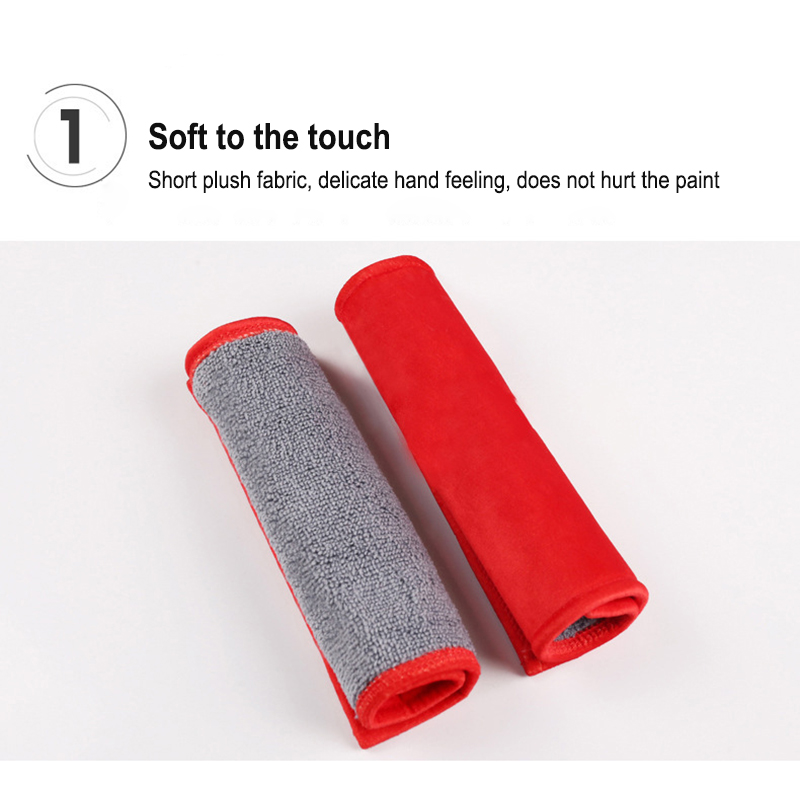 Khăn Lau Xe Hơi Da Lộn Dày Dặn Thấm Hút Tốt Tiện Dụng Cho Bmw