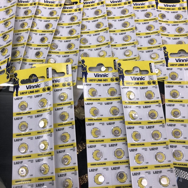 Pin Đồng Hồ Vinnic L621F LR60 LR621 364A AG1 Chính Hãng, Pin cho đồng hồ Rado nam nữ