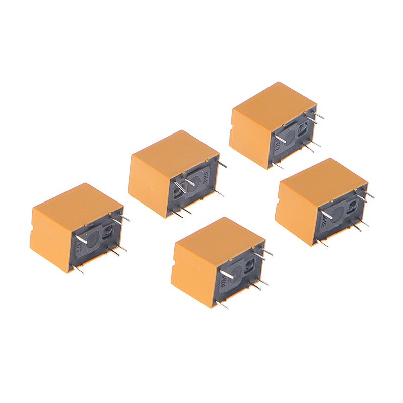 Bộ 5 Rơ Le 12v Hk4100F-Dc12V-Shg 6 Pins 3a 250v Ac 30v Dc