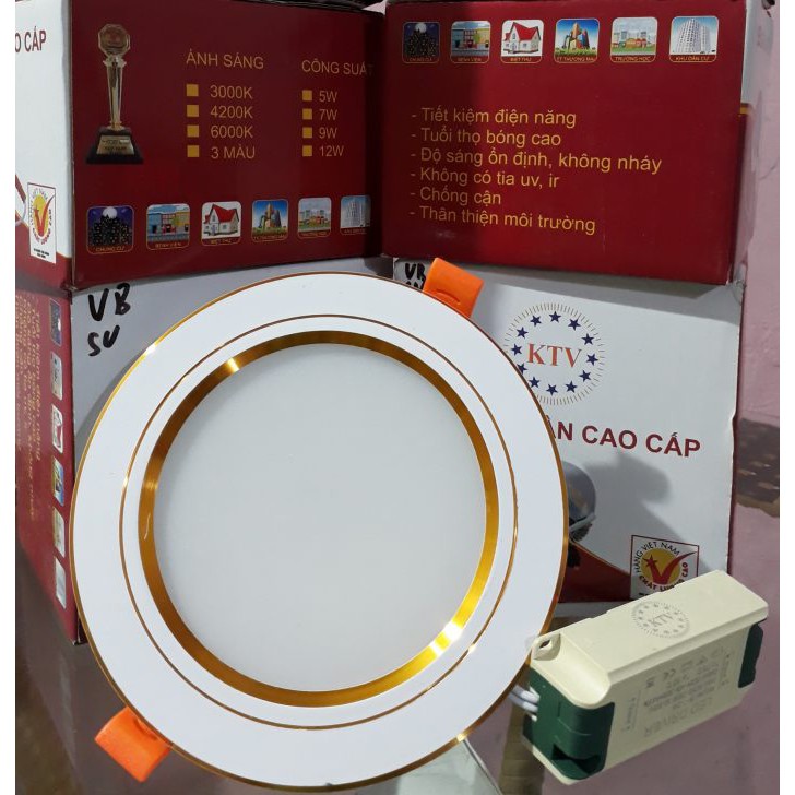 Combo 6 Đèn led âm trần 9W