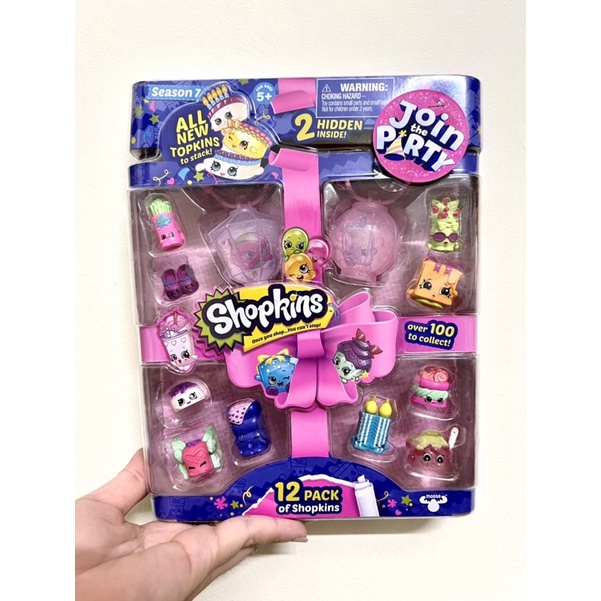 Đồ chơi Shopkins season 7 siêu đáng yêu - Hộp 12 nhân vật hàng chính hãng full box