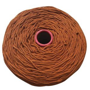 Dây thừng cotton màu se macrame 3 xoắn thắt Macrame size 3mm,5mm