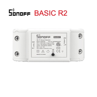 Công tắc wifi thông minh điều khiển từ xa 3G, 4G Sonoff Basic tiếng Anh, app eWelink