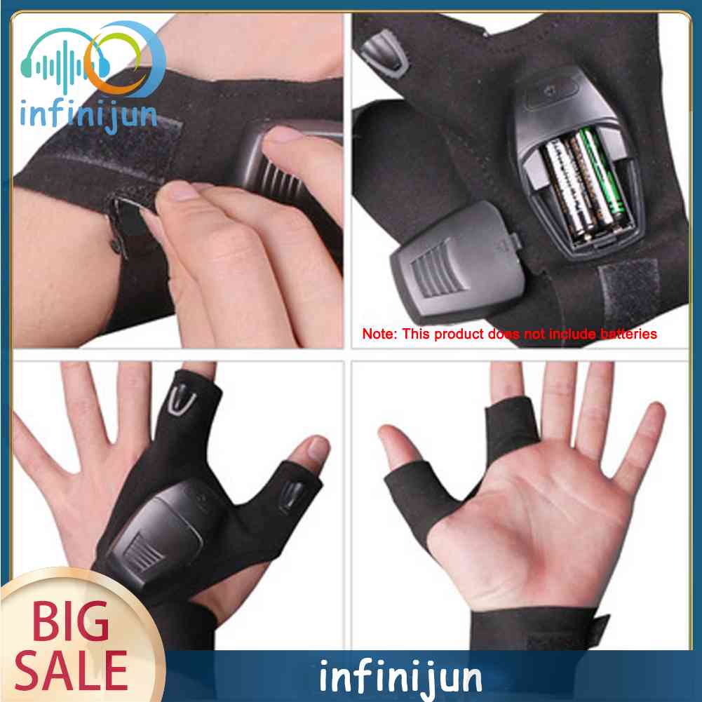 Găng Tay Câu Cá Có Đèn LED