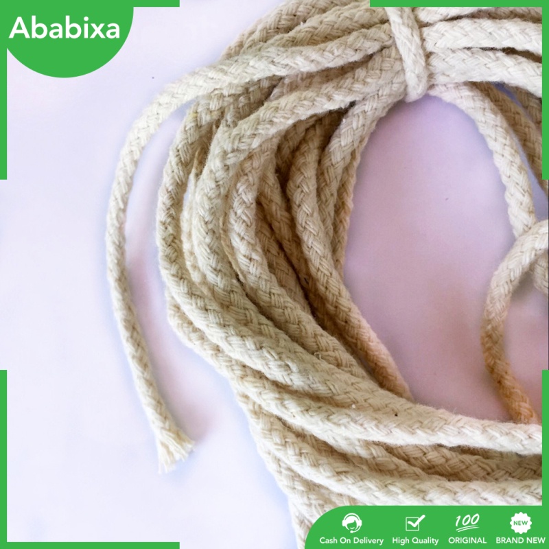 Cuộn Dây Thừng Cotton Dài 10m Dùng Làm Đồ Thủ Công 5mm