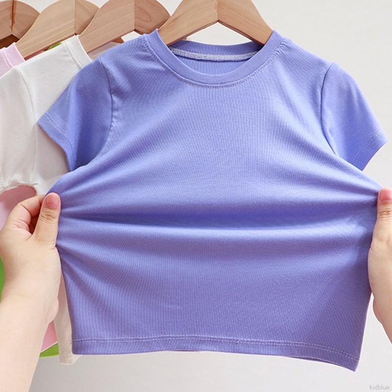 Áo Thun Ngắn Tay Thời Trang Mùa Hè Hàn Quốc Cho Bé