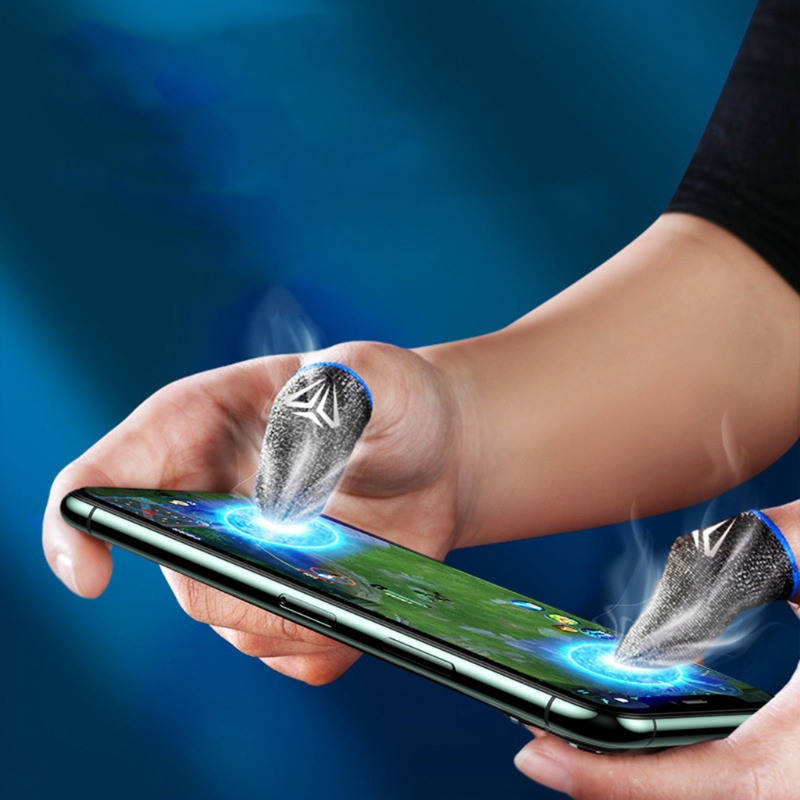 Vỏ bọc ngón tay thoáng khí chống mồ hôi hỗ trợ chơi game trên điện thoại cảm ứng