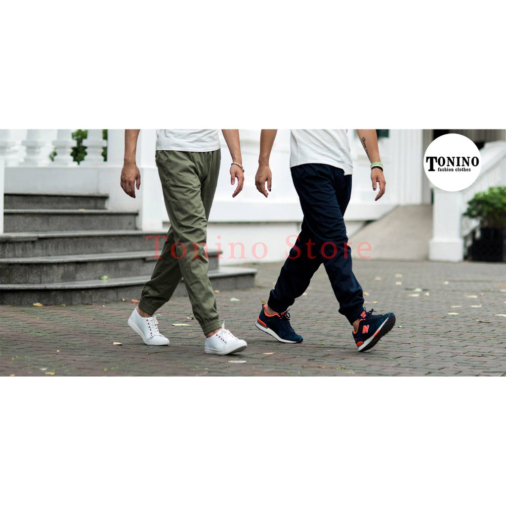 Quần jogger nam kaki các màu
