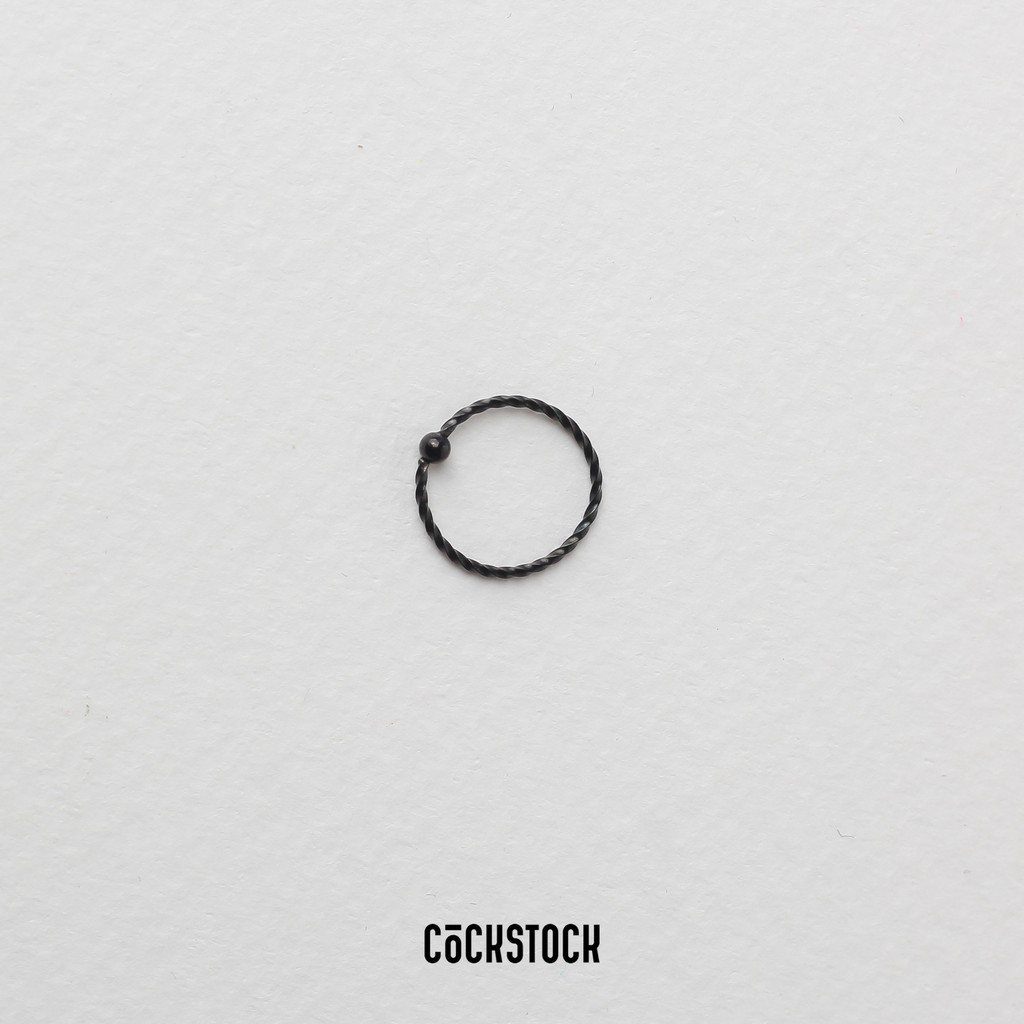 Khuyên mũi vòng bi thân xoắn Twinkle