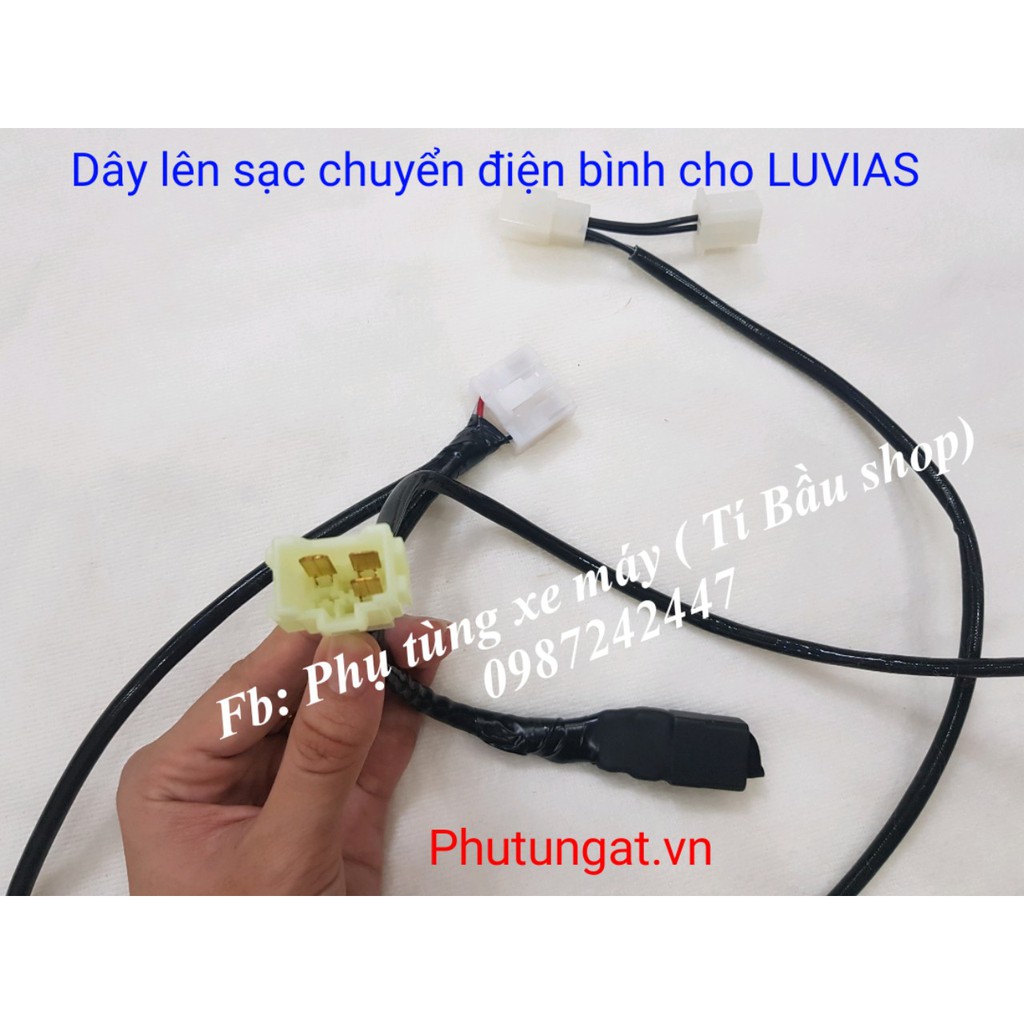 Dây lên sạc chuyển điện bình cho cho Luvias Fi/ Luvias thường