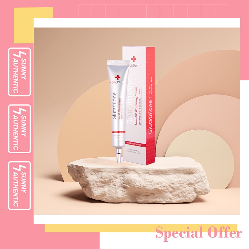 Kem Truyền Trắng Dưỡng Trắng Da +SUR.PETIT GLUTATHIONE Whitening Tone Up Cream Hàn Quốc 35ml
