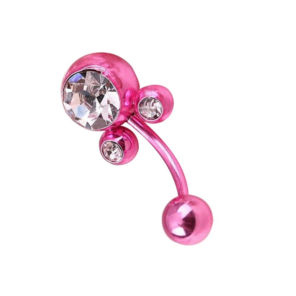 Khuyên rốn đính đá trang trí cá tính